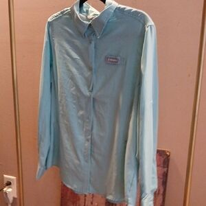Free Country Sky Blue Long Sleeve Shirt